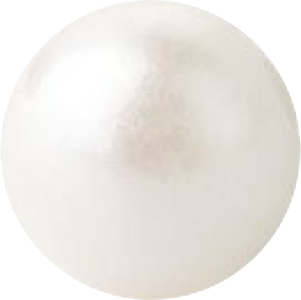 Blanc perlé / transparent