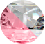 Transparent / rose