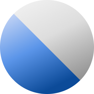 Bleu / argenté