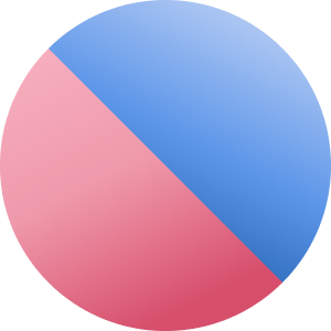 Bleu / rose