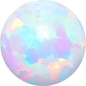 Blanc opale / transparent