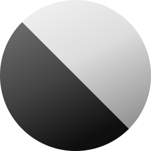 Argenté / noir