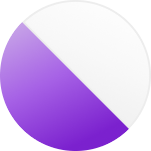 Violet / blanc