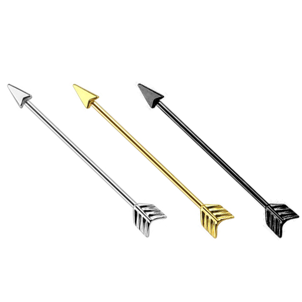 Tige barbell industrielle en forme de flèche
