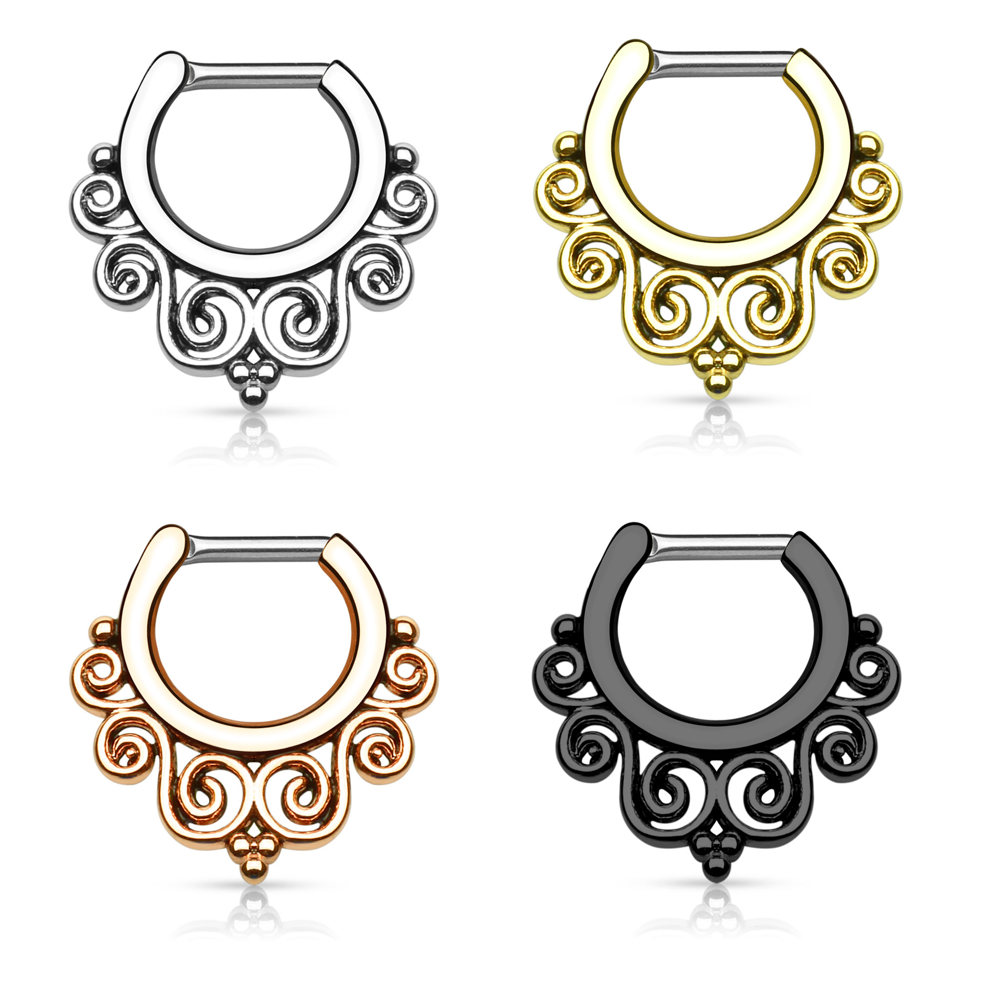 Septum avec torsions