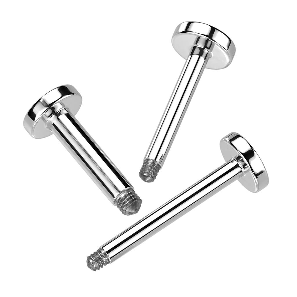 Labret sans boule en titane