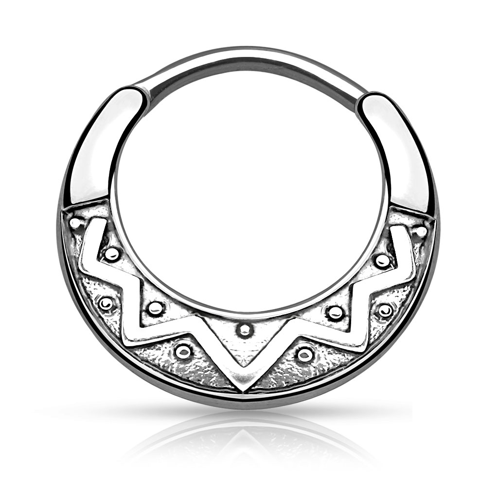 Septum avec design asthéque