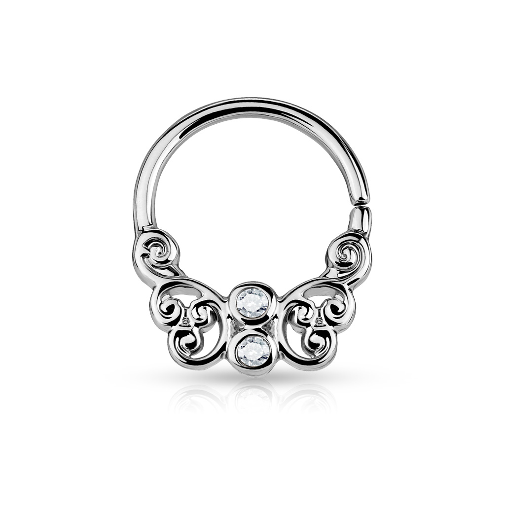 Septum avec torsions et papillon