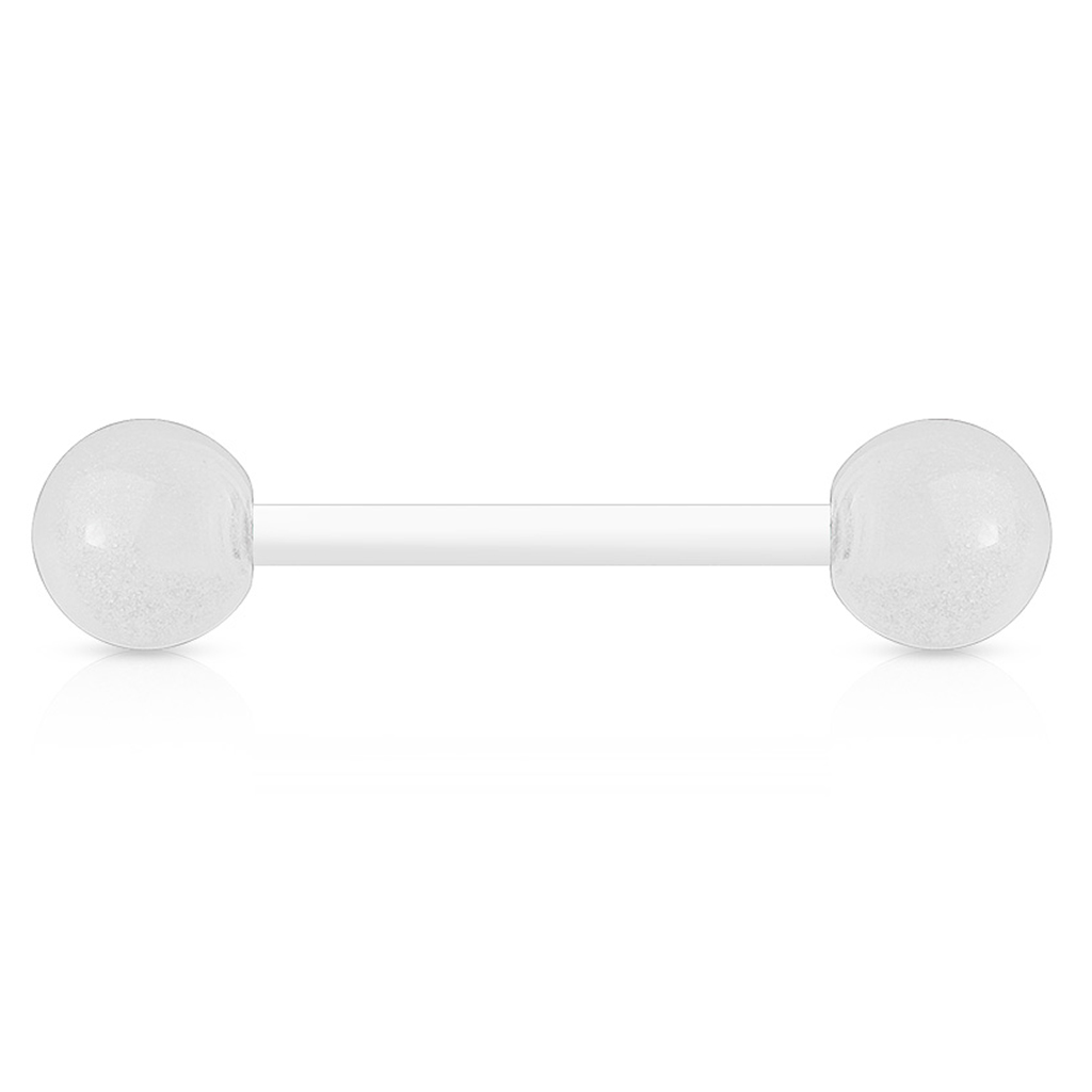 Piercing pour la langue lumineux en 6 couleurs différentes